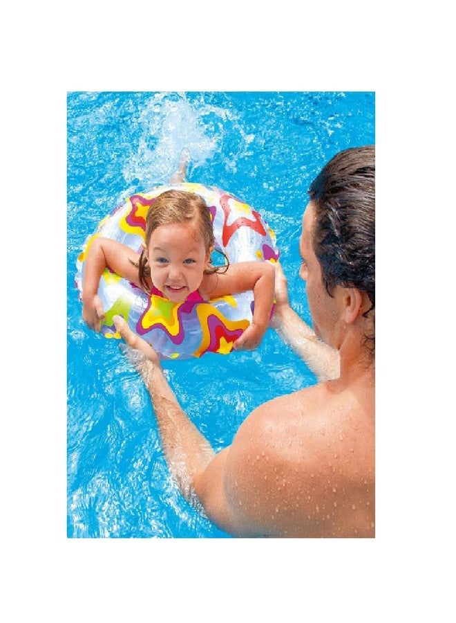 HETVIN Baby Swimming Safety Ring for Kids Pool Party Kids Water Swimming Ring for Girls and Boys Swimming Learning Ring Swim Tube Inflatable Swim Ring (3-8 Years) (Multi Color) - Image 4